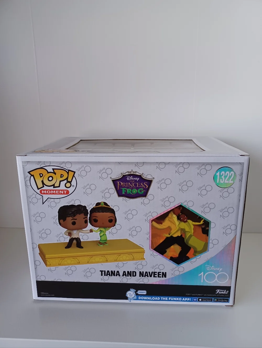 Disney Tiana And Naveen 1322 Princess And The Frog Movie Moment Vinyl Funko‎ Pop
